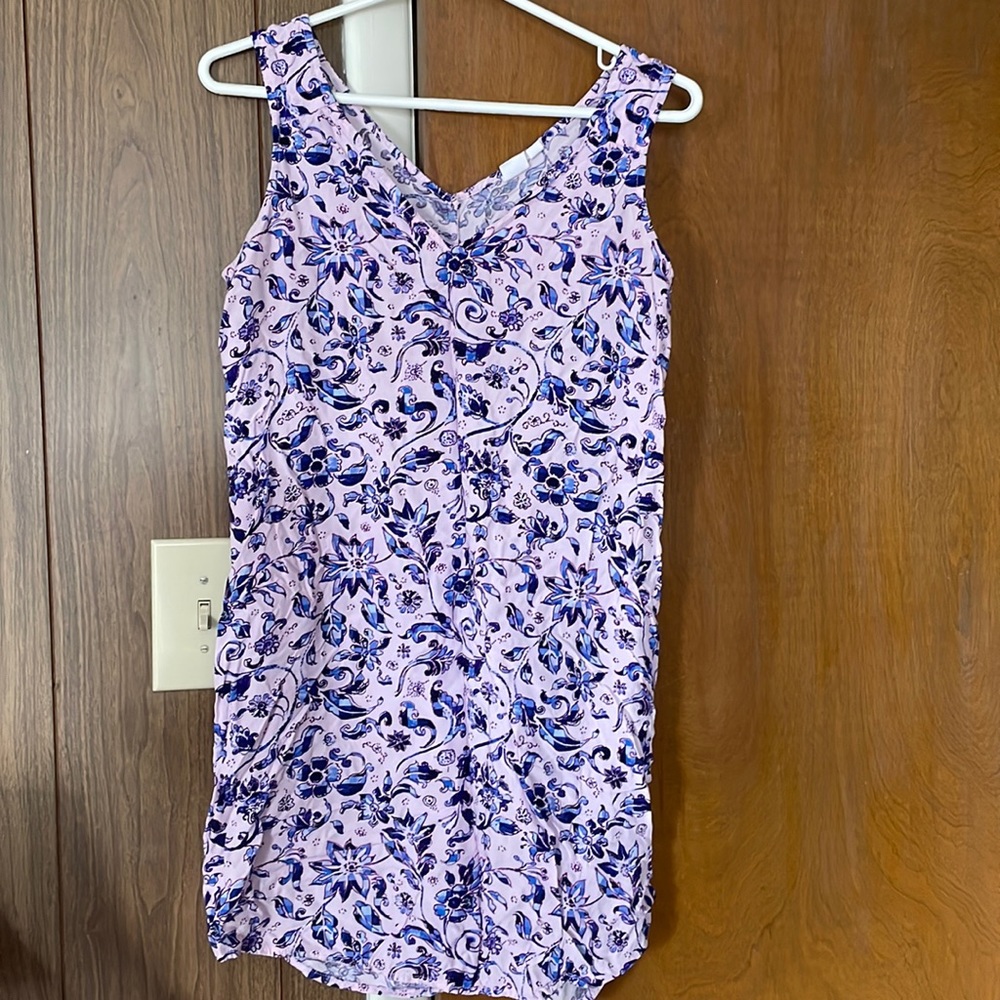 Pink and blue night dress from The Gap